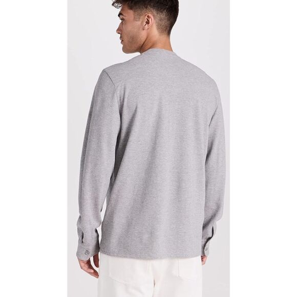 Vince Men's Pique Collar Stand Henley -XS - Picture 2 of 8